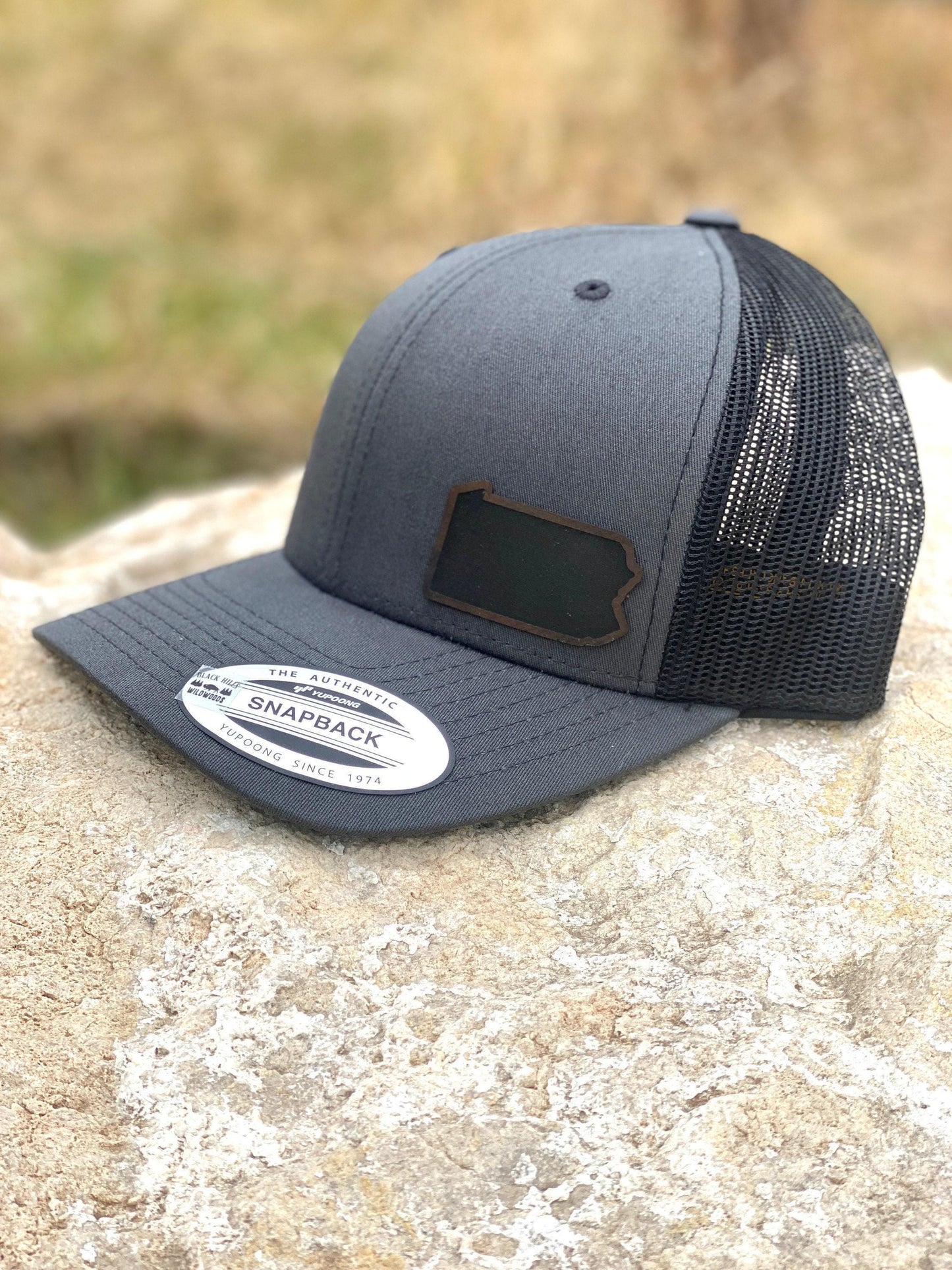 Pennsylvania State Outline Trucker Hat – PA Pride Snapback Cap, Engraved State Hat, Keystone State Gift