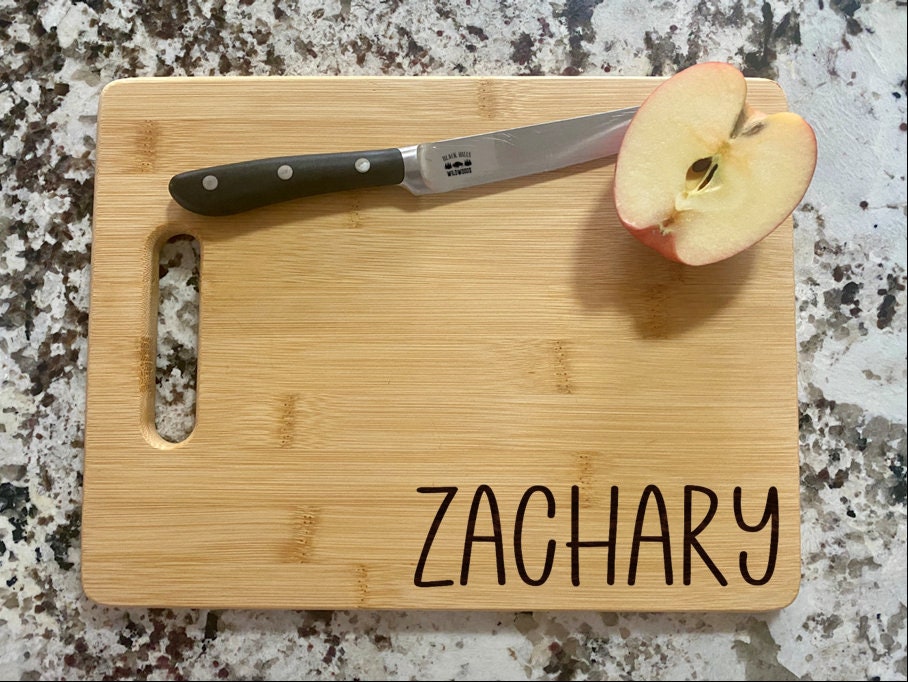 Personalized Family Name Cutting Board | Last Name Charcuterie Board | Custom Serving Tray | Personalized House Gift | Wedding Anniversary