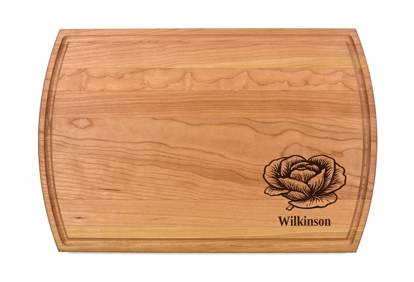 Cabbage Cutting Board | Vegetable Charcuterie Board | Custom Serving Tray | Personalized Garden Gift | Kitchen Cutting Gift