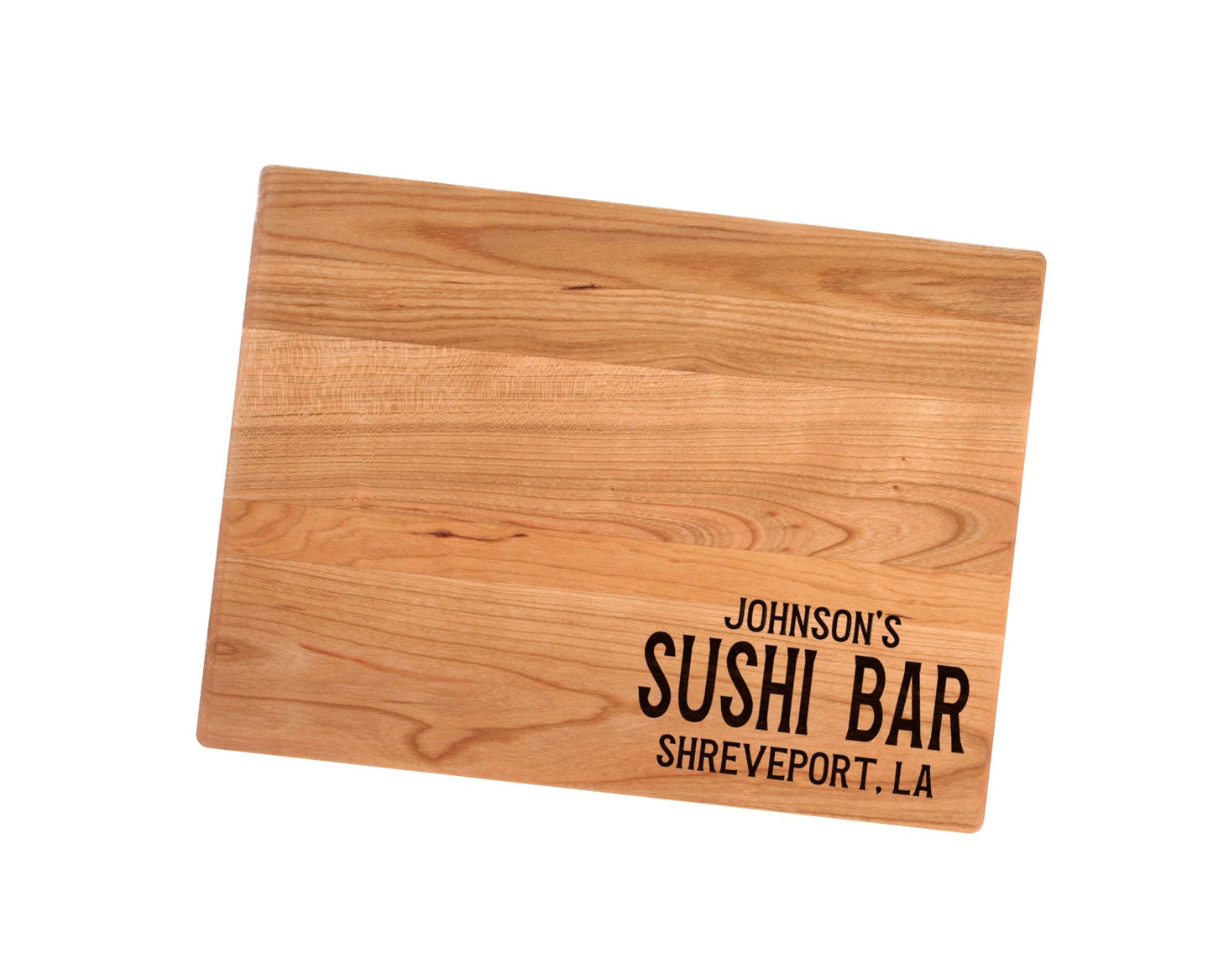 Personalized Sushi Bar Cutting Board | Sushi Charcuterie Board | Custom Serving Tray | Personalized Chef Gift