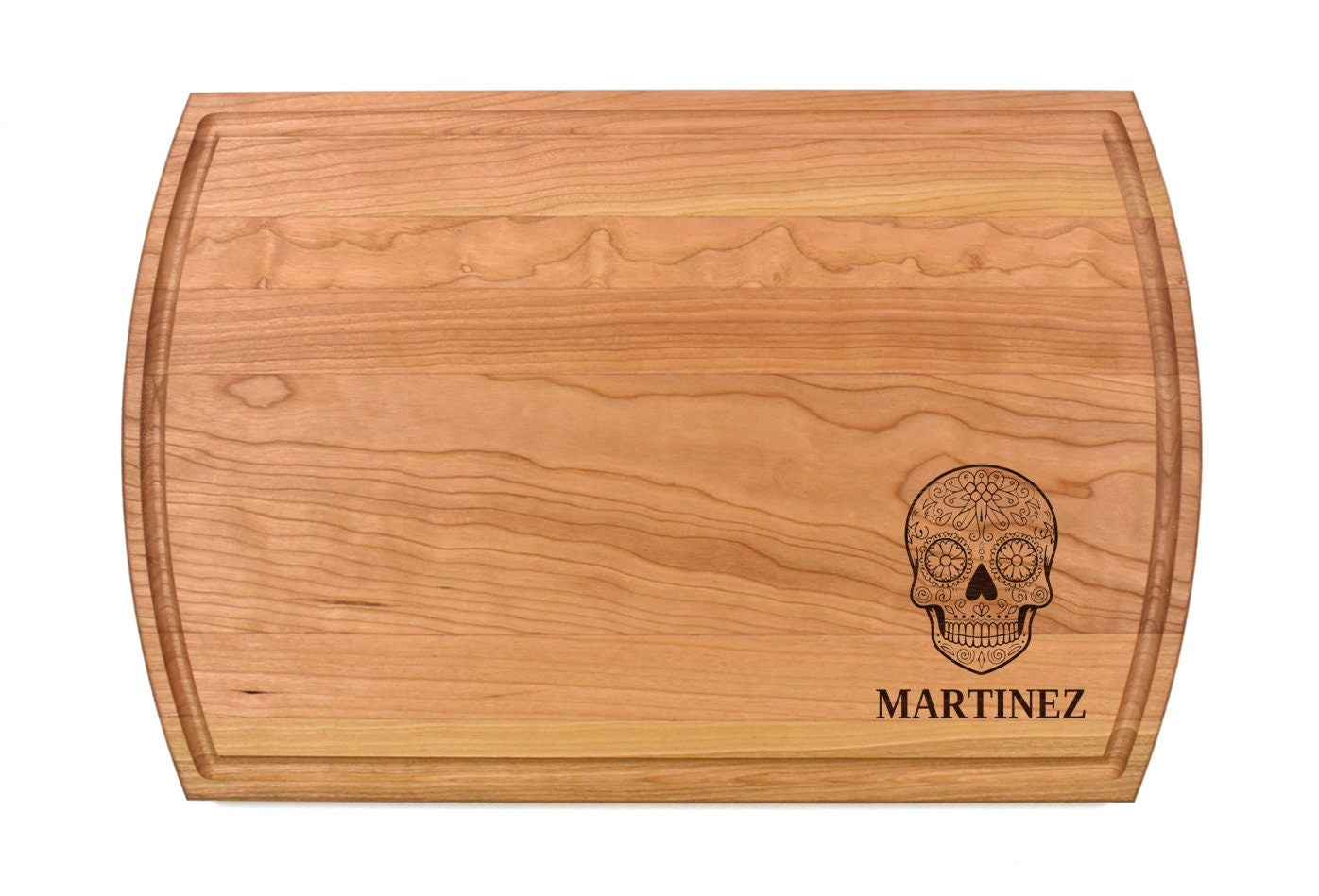 Sugarskull Cutting Board | Sugar Skull Charcuterie Board | Custom Serving Tray | Personalized Wizard Gift