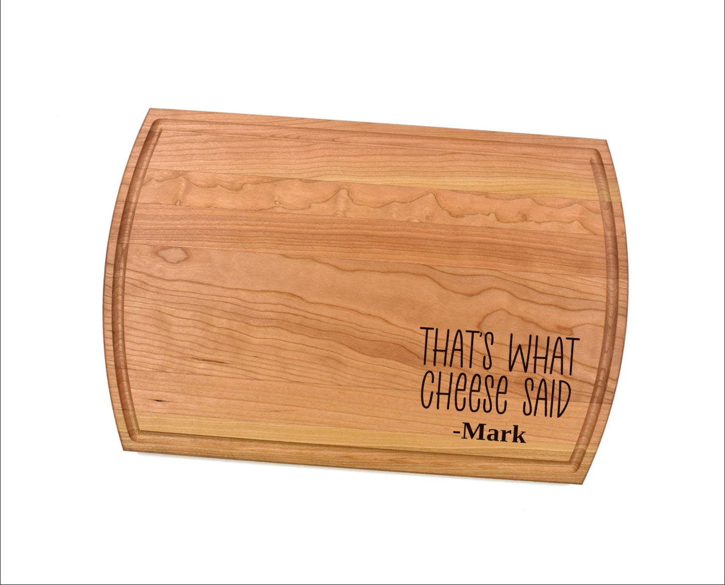 That's What Cheese Said Cutting Board | That's What Cheese Said Charcuterie Board | Custom Funny Pun Serving Tray | Personalized Gift