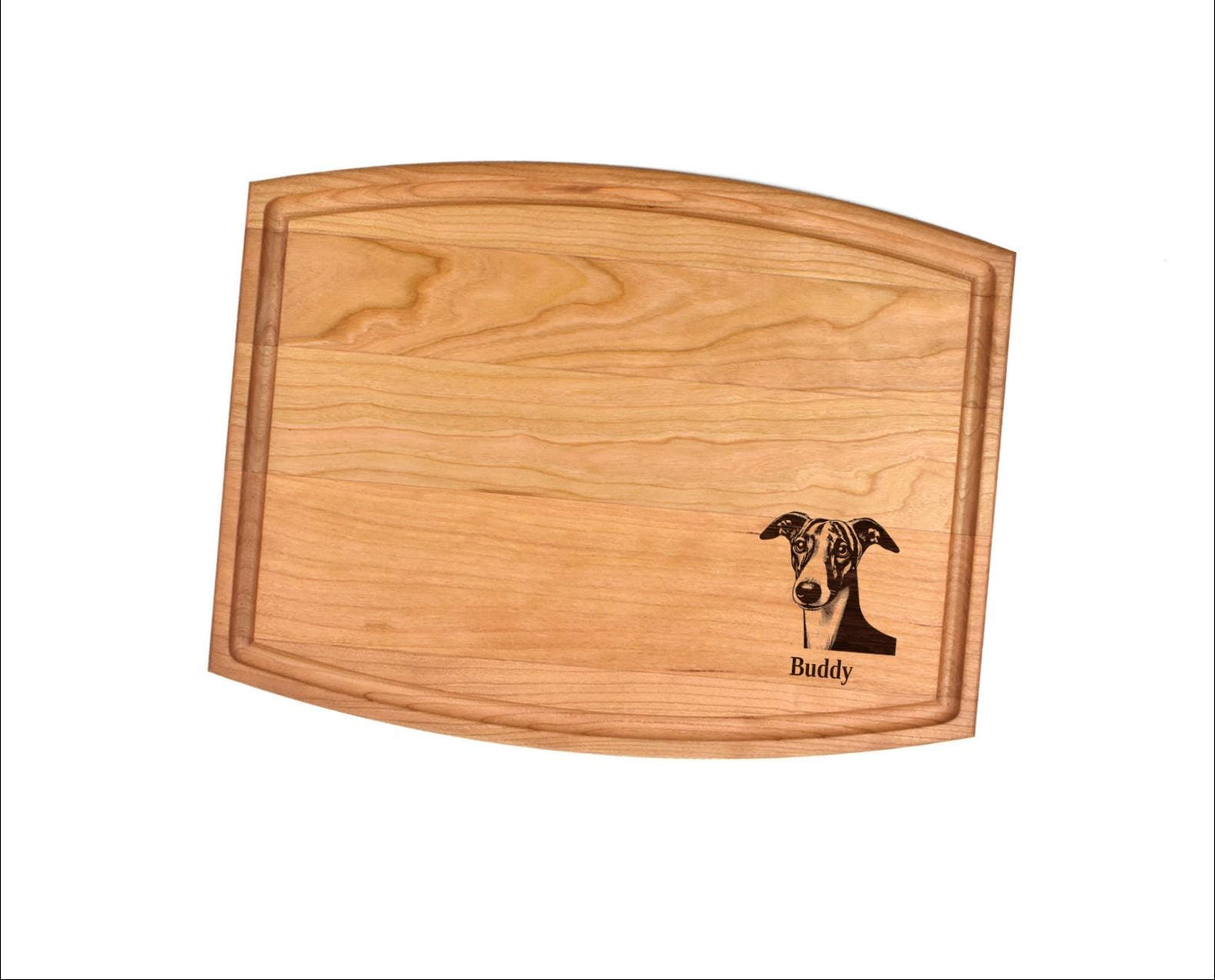 Whippet Cutting Board | Dog Breed Charcuterie Board | Custom Serving Tray | Personalized Pet Owner Gift | Choose Your Breed