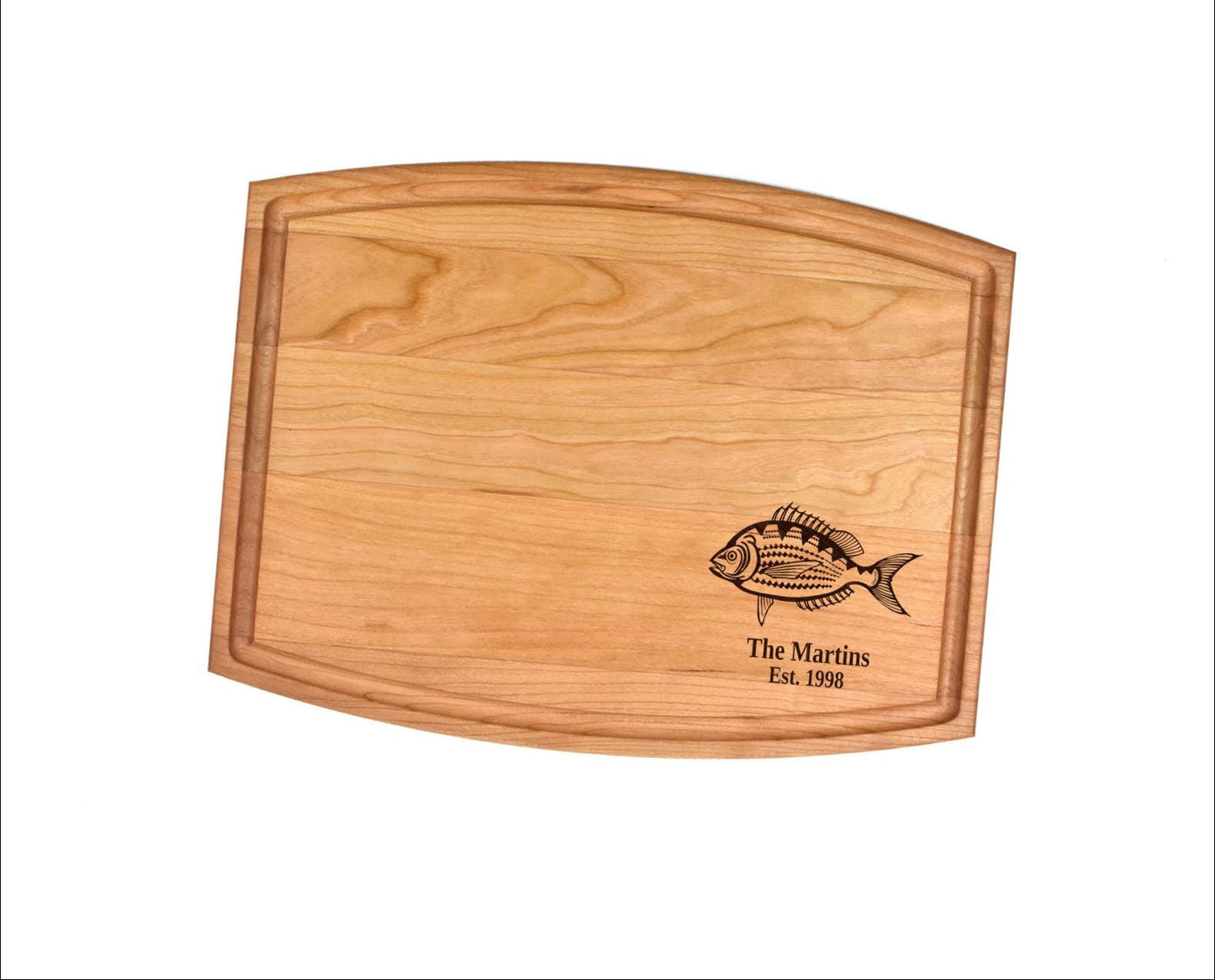 Scup Fish Cutting Board | Fishing Charcuterie Board | Custom Serving Tray | Personalized Boat Captain Gift | Wedding Anniv Gift