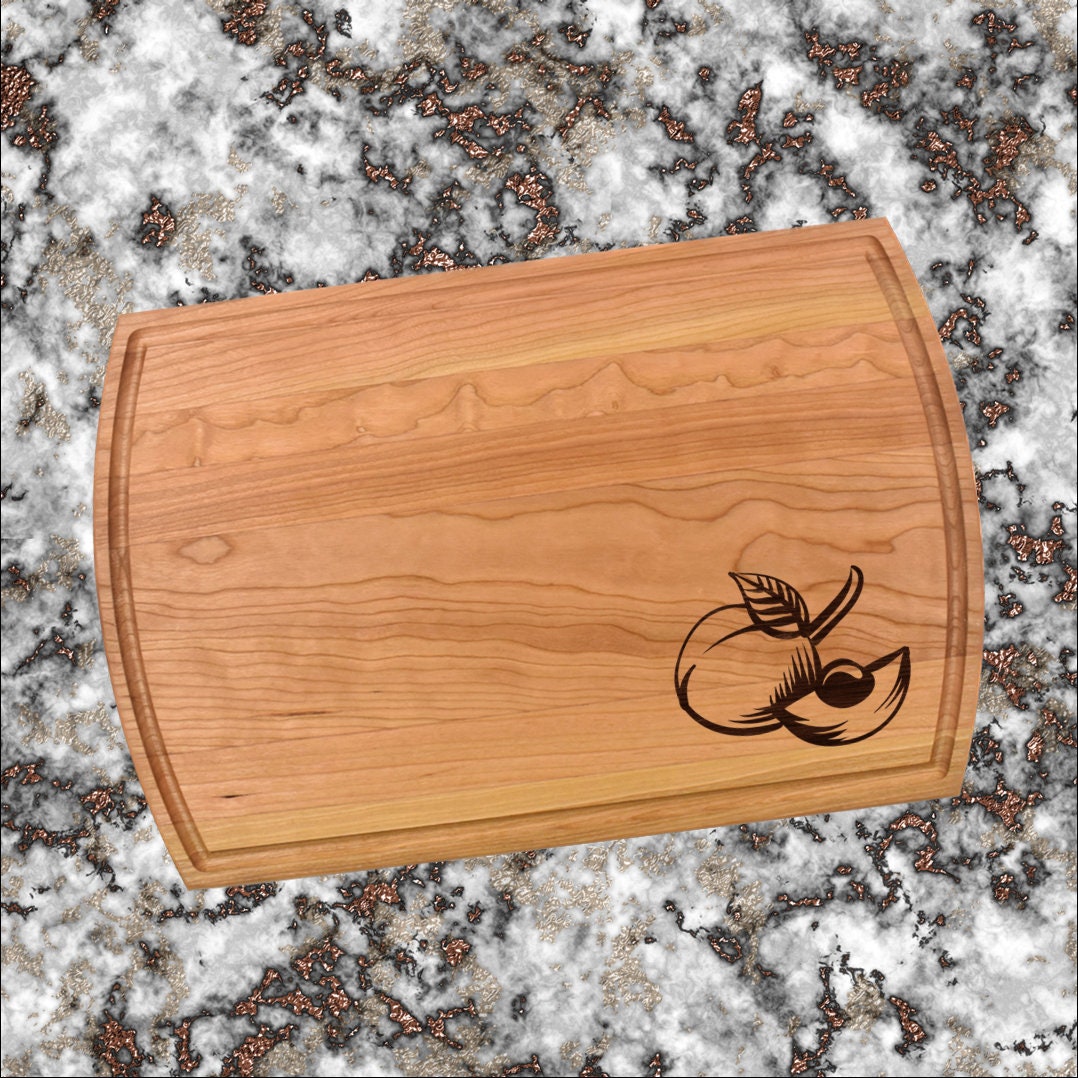 Apricot Cutting Board | Fruit Charcuterie Board | Custom Serving Tray | Personalized Garden Gift | Kitchen Cutting Gift