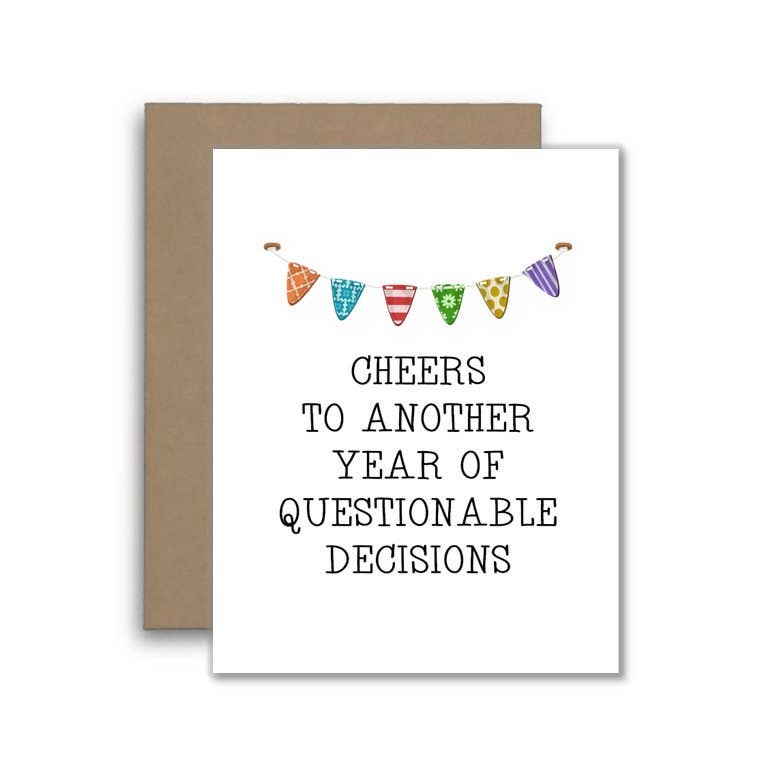 Cheers To Another Year Funny Birthday Card
