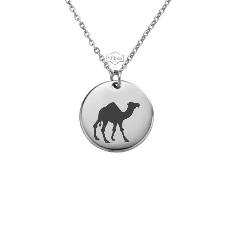 Camel Necklace – Gold or Silver Desert Animal Charm – Personalized Gift for Traveler or Adventurer – Unique Jewelry – Keychain Available