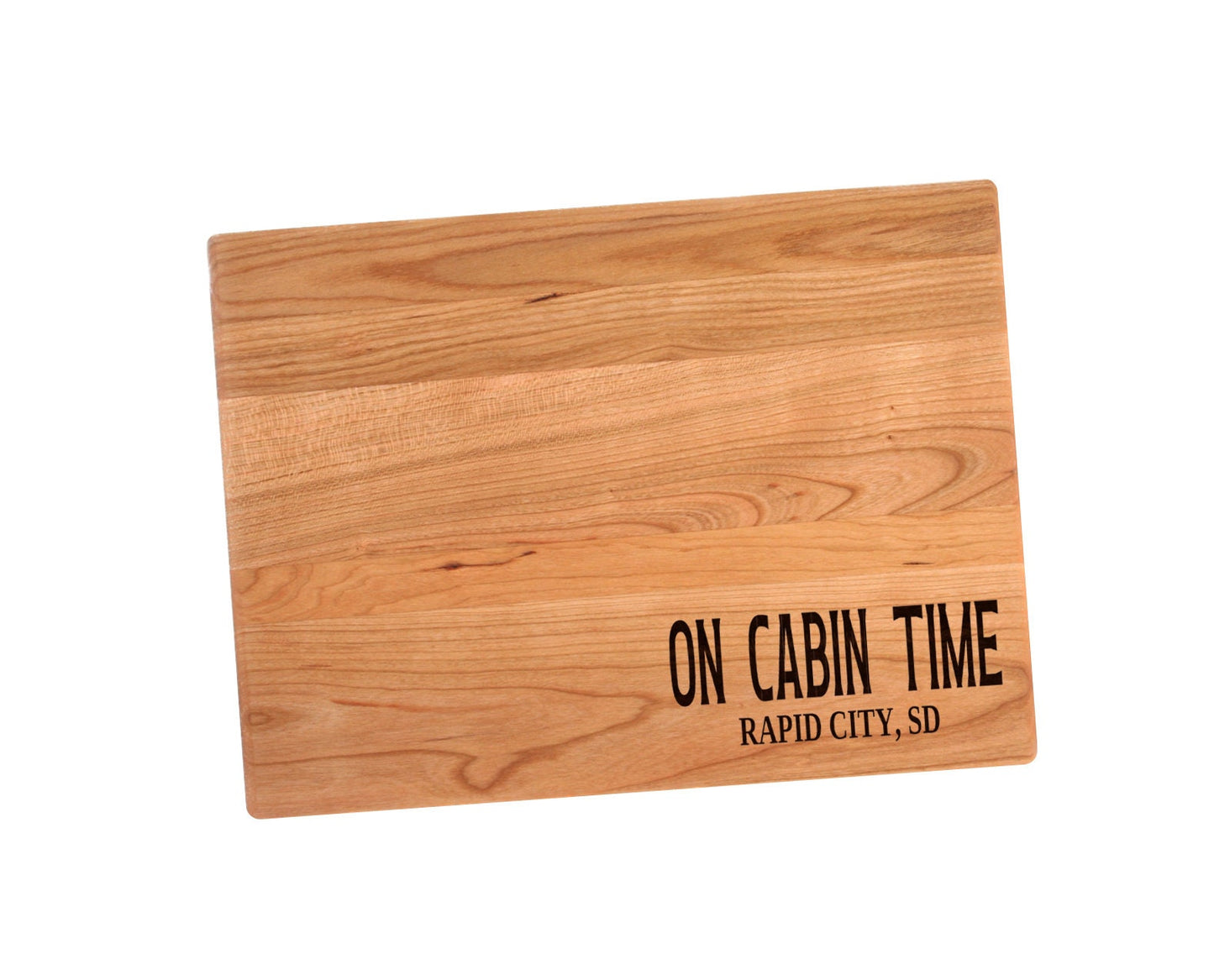 On Cabin Time Cutting Board | Cabin Life Charcuterie Board | Custom Serving Tray | Personalized Lakehouse Gift | Wedding Anniversary Gift