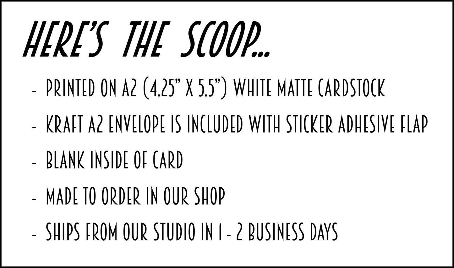 A Good Old Fashioned Thank You – Cocktail Greeting Card