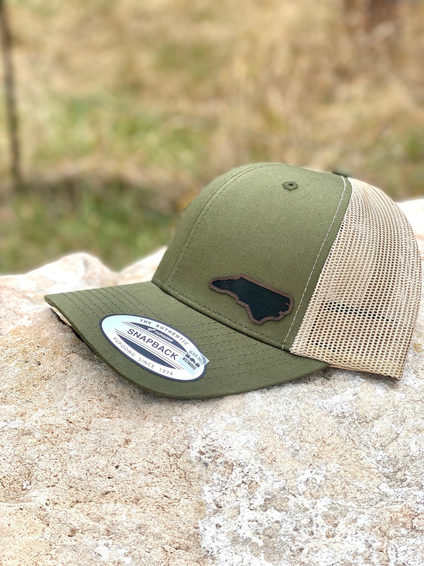 Ohio State Hat Snapback Trucker – Engraved Patch State Outline Cap, OH Pride Gift, Midwest Hometown or Travel Style