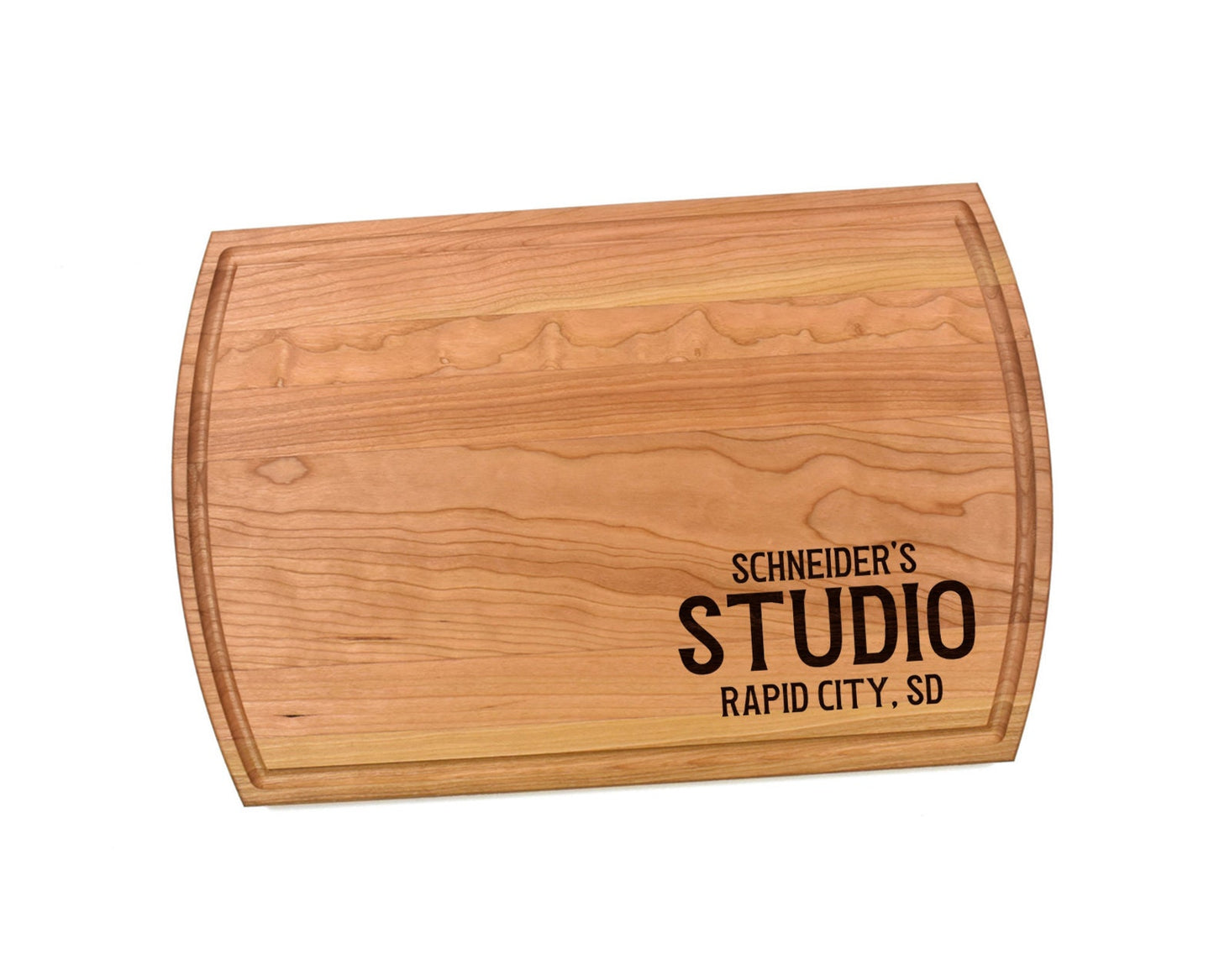 Personalized Studio Cutting Board | Welcome To Our Studio Charcuterie Board | Custom Serving Tray | Personalized New Home Gift
