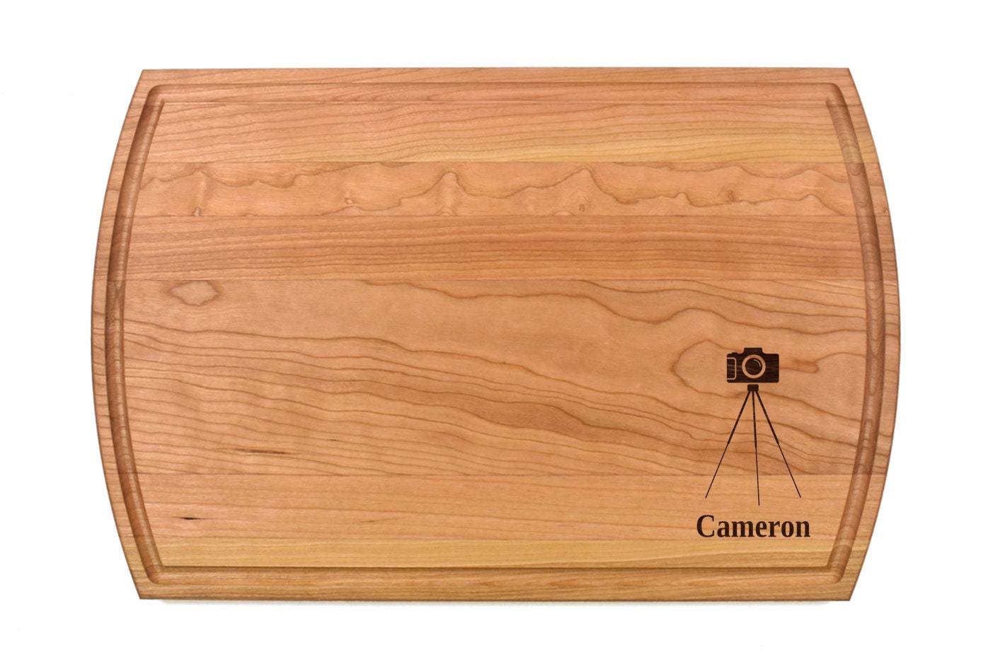 Camera Cutting Board | Cameraman Charcuterie Board | Custom Serving Tray | Personalized Photographer Gift | Photography Gift
