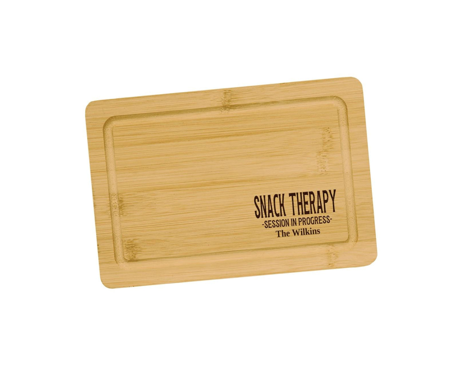 Snack Therapy Session In Progress Cutting Board | Charcuterie Board | Custom Funny Pun Serving Tray | Personalized Gift