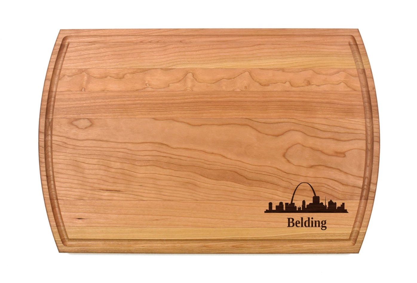 Saint Louis Cutting Board | STL Skyline Charcuterie Board | Custom Serving Tray | Personalized City Gift | Missouri State Gift