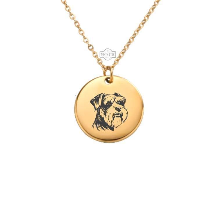 Schnauzer Dog Necklace – Pendant Charm for Dog Lovers, Personalized Pet Memorial or Breed Pride Gift