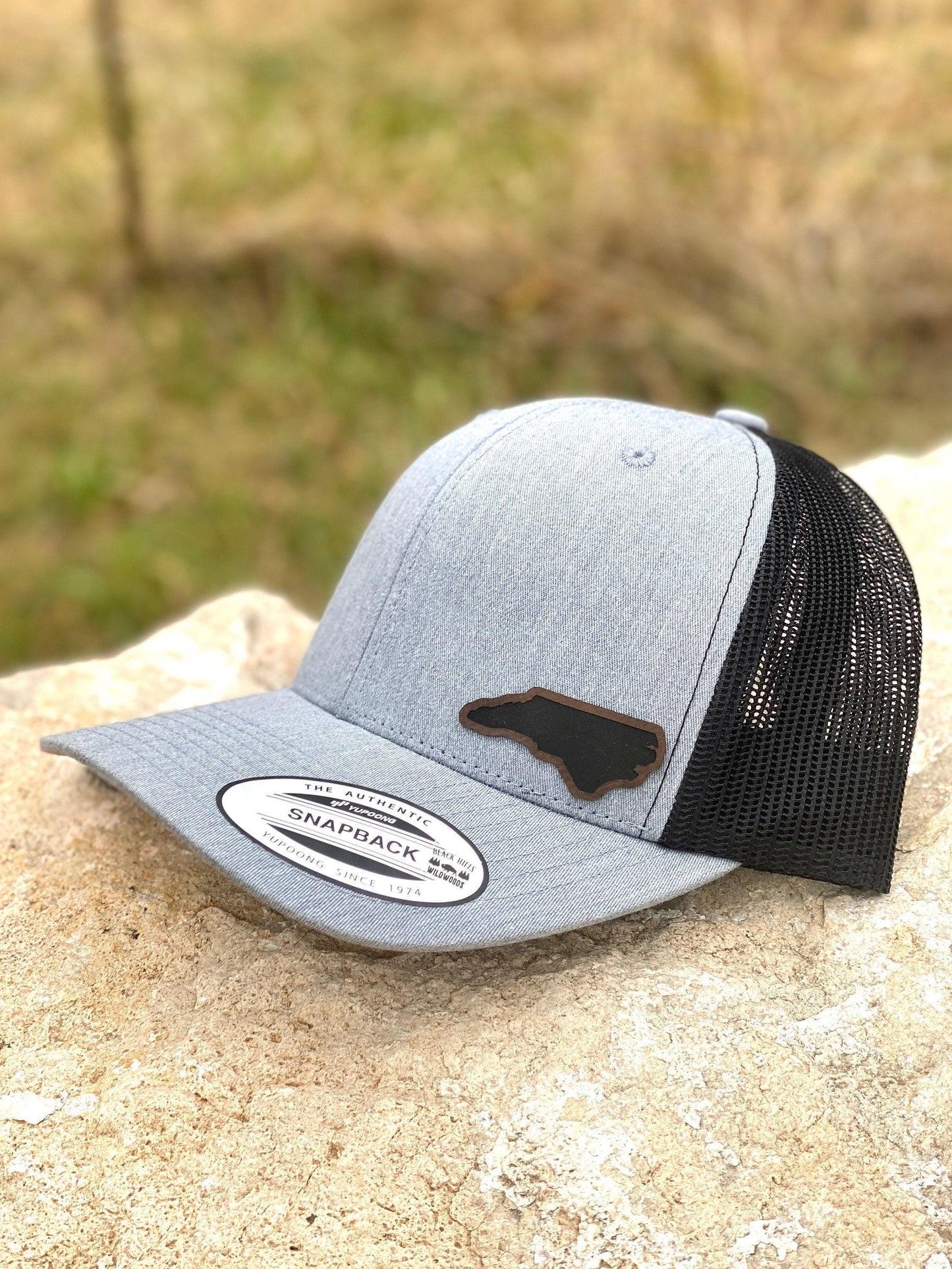 Tennessee State Outline Hat β Snapback Trucker Hat with Leatherette Patch β Tennessee Pride Cap β TN State Hat β Southern Gift for Him