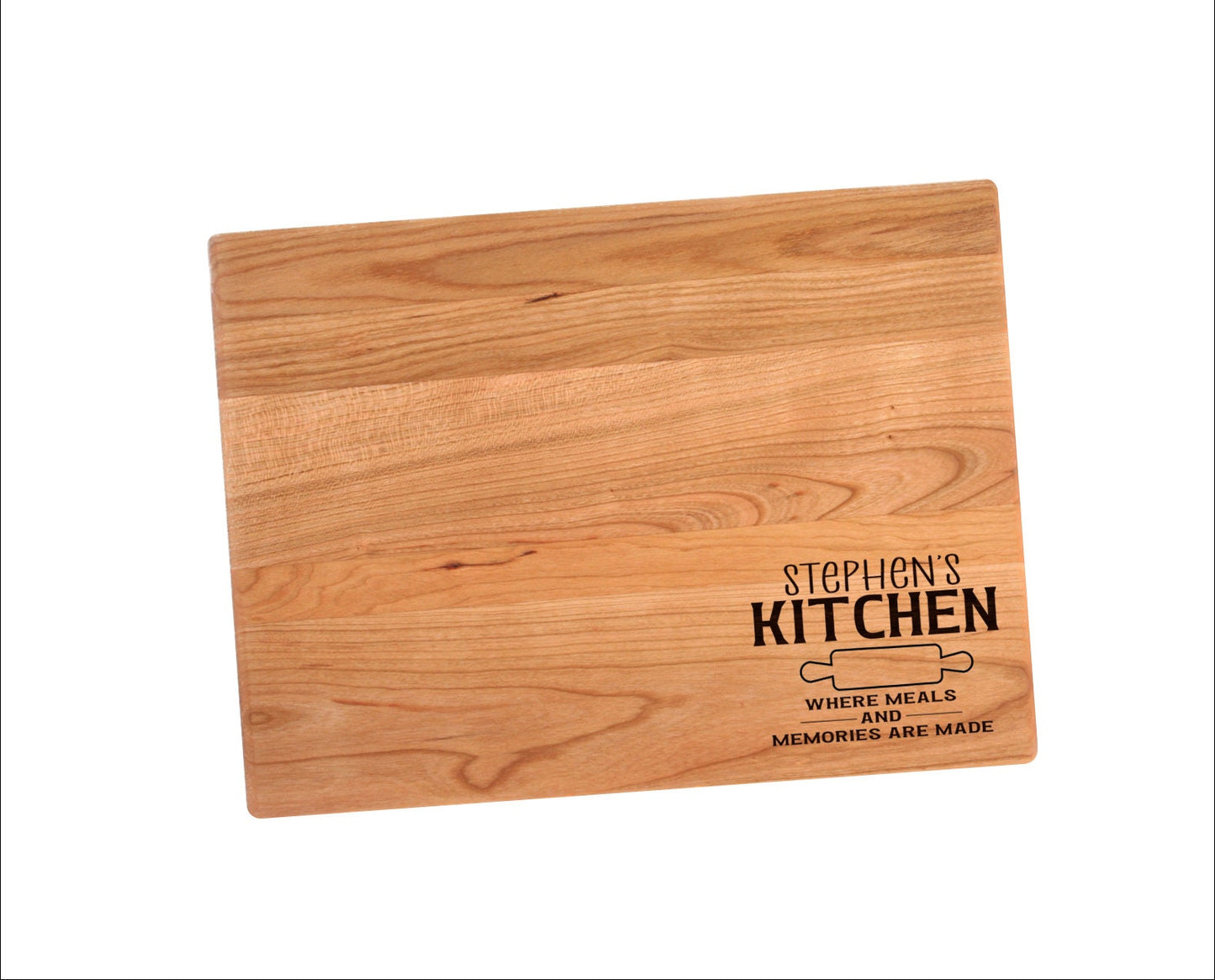 Personalized Kitchen Where Meals And Memories Are Made Cutting Board | Your Name Here Charcuterie Board | Custom Serving Tray | Kitchen Gift