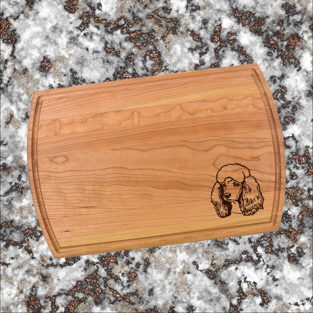 Poodle Cutting Board | Dog Breed Charcuterie Board | Custom Serving Tray | Personalized Pet Owner Gift | Choose Your Breed