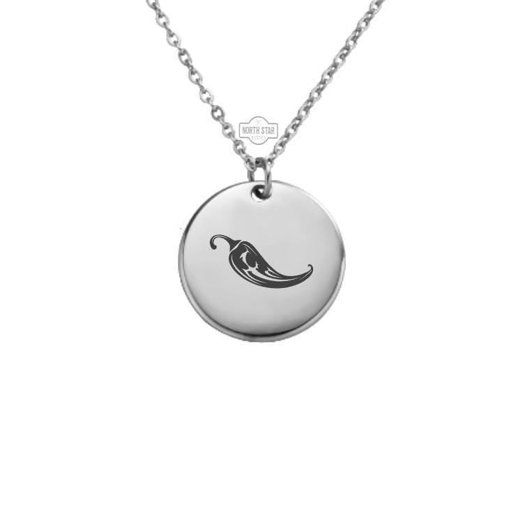 Chili Pepper Necklace – Gold or Silver Spicy Charm – Personalized Gift for Gardeners or Food Lovers – Fun Jewelry – Keychain Available