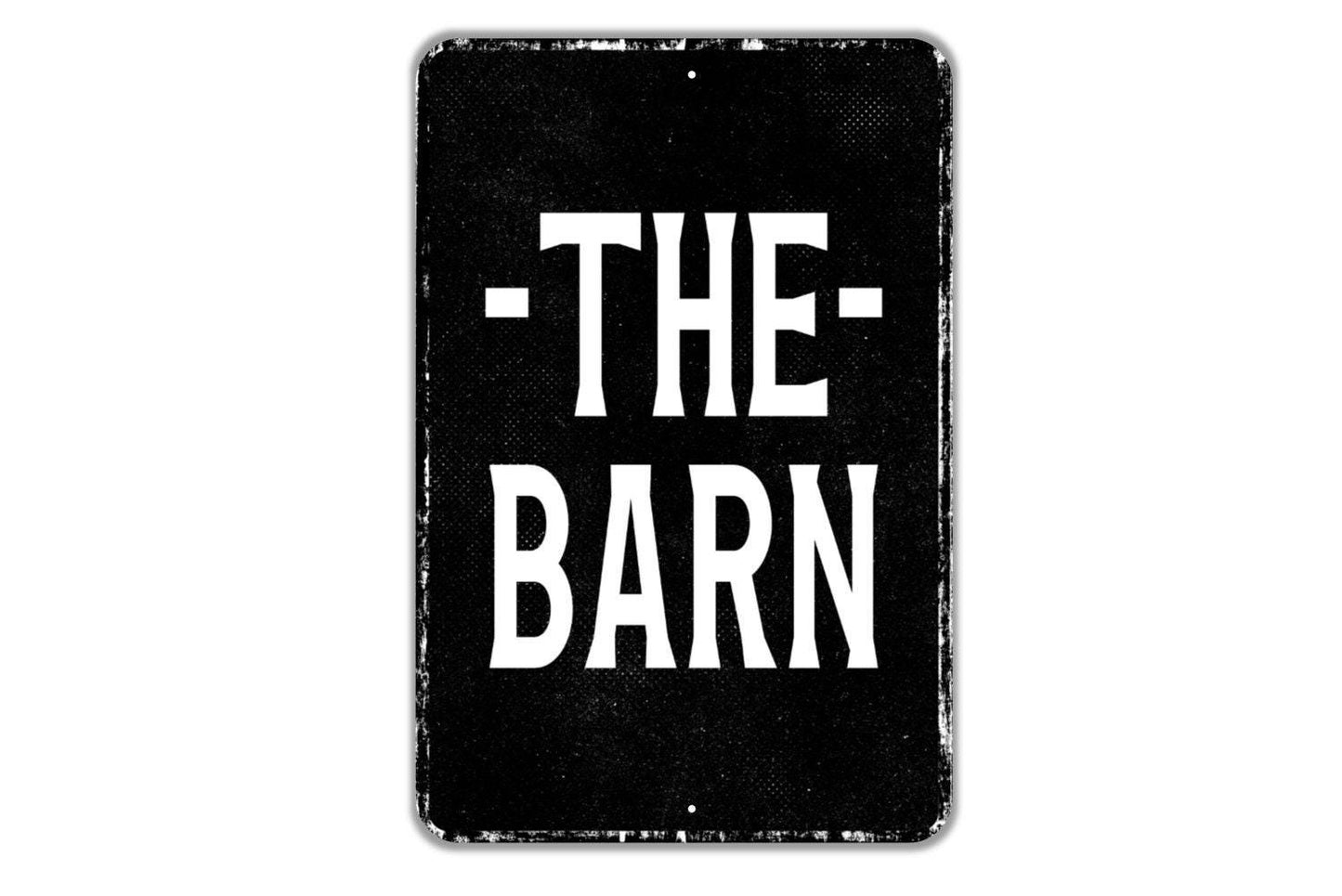 The Barn Sign - Indoor Or Outdoor Metal Wall Art - Custom Sign