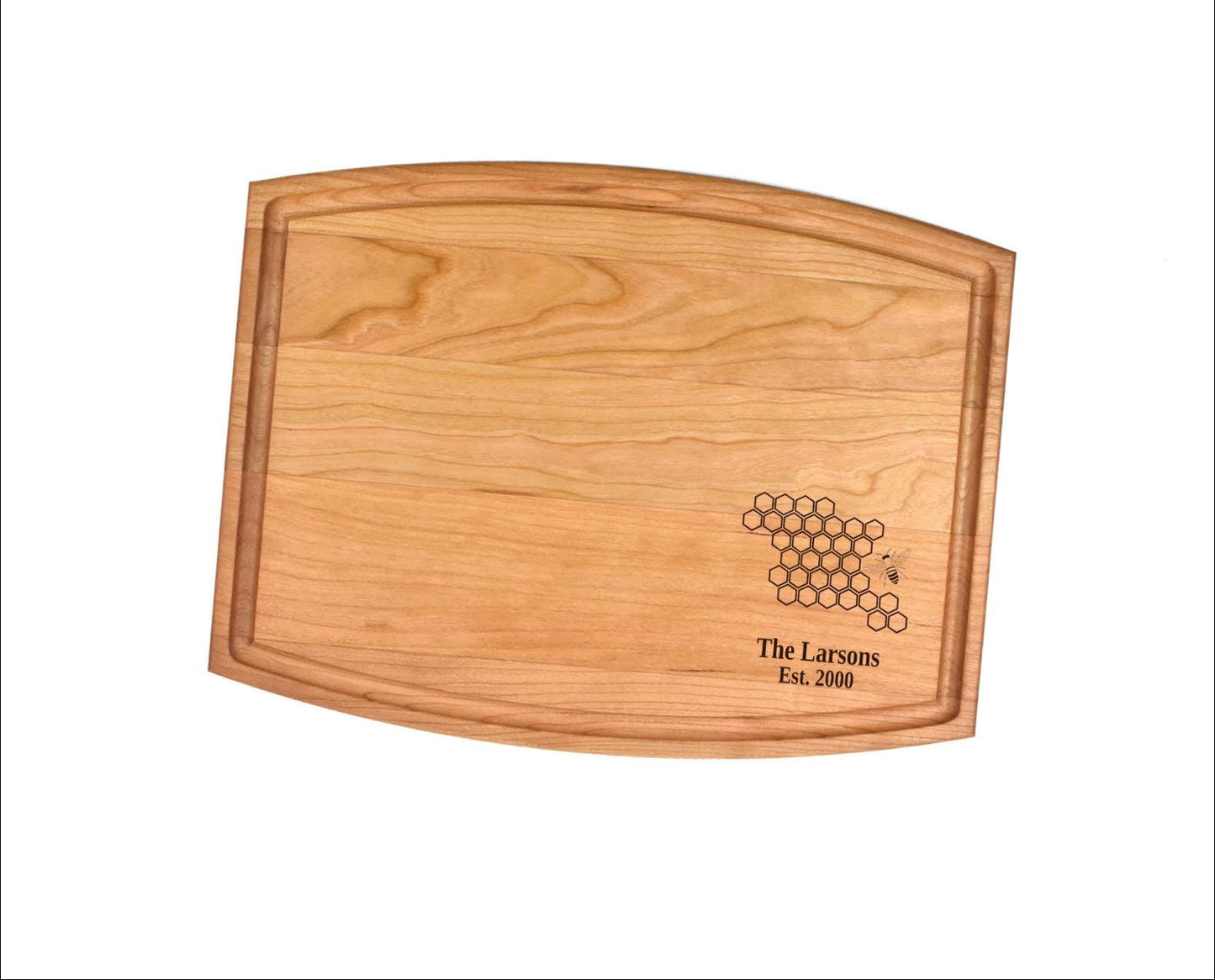 Bee Honeycomb Cutting Board | Honey Bee Charcuterie Board | Custom Serving Tray | Personalized Beekeeper Gift | Wedding Anniversary Gift