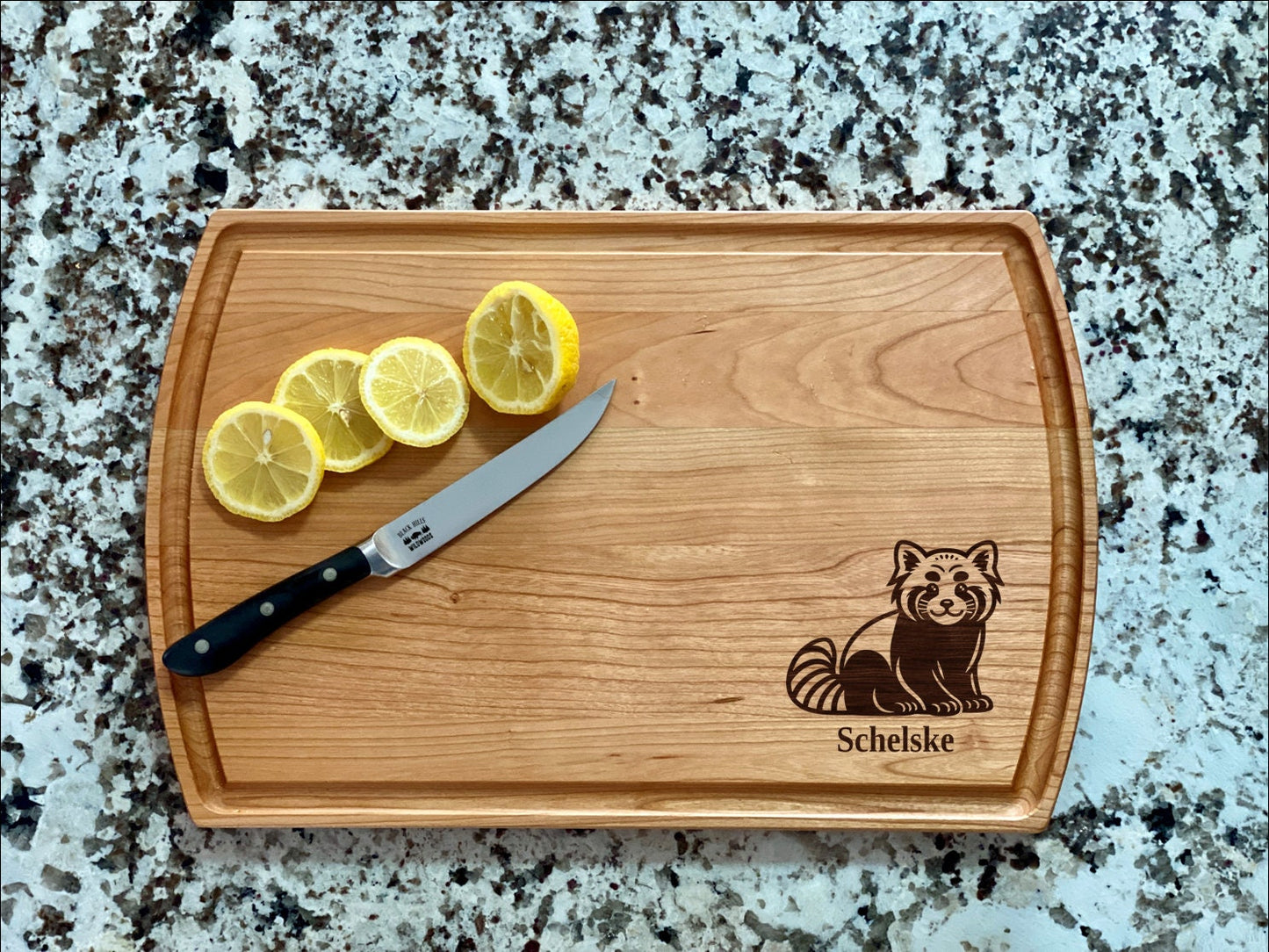 Red Panda Cutting Board | Panda Charcuterie Board | Custom Serving Tray | Personalized Wildlife Gift | Wedding Anniversary Gift