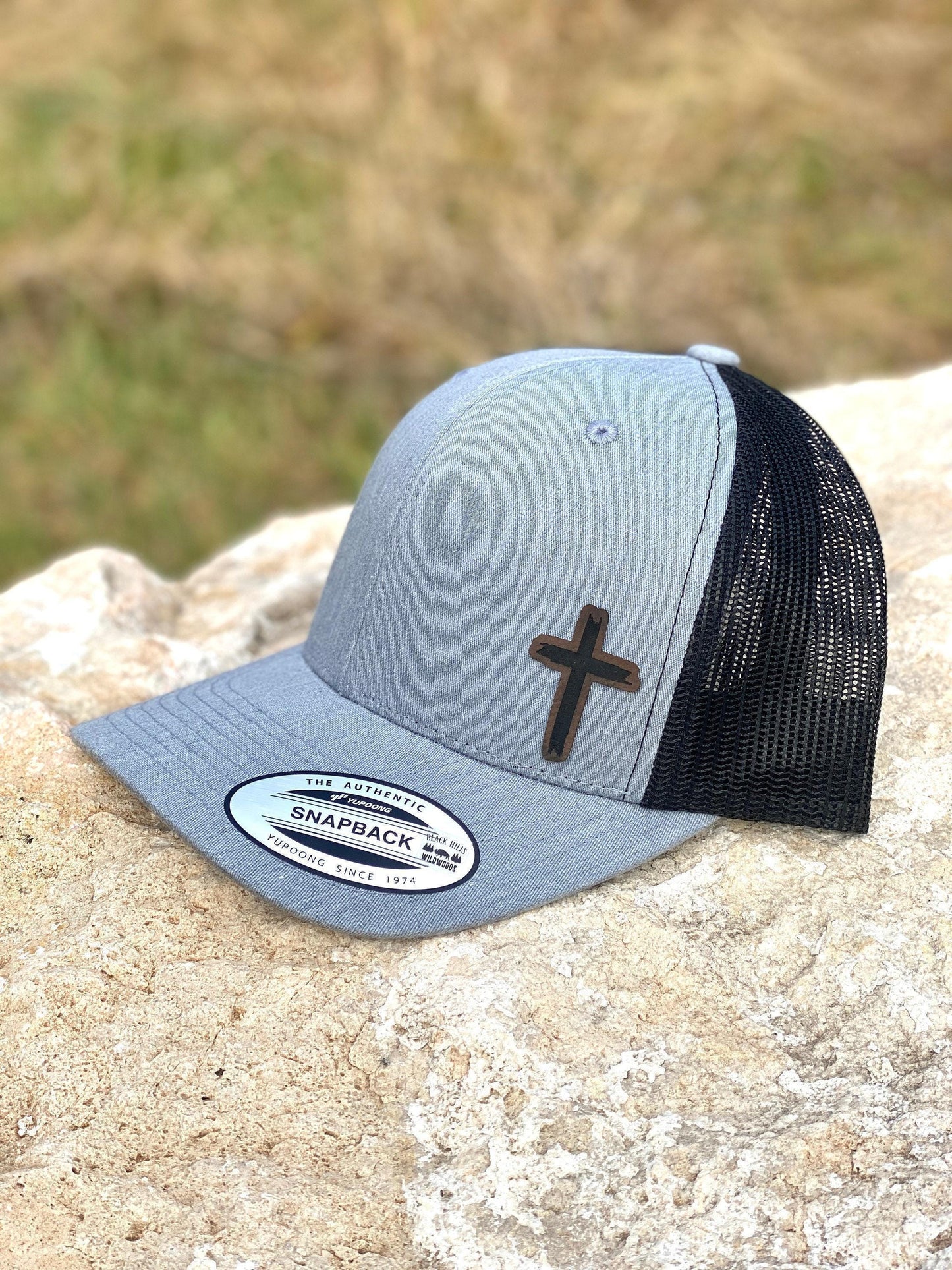 Christian Cross Hat – Trucker or Snapback Cap with Cross Design – Faith-Based Hat for Believers, Church Gifts, and Religious Style