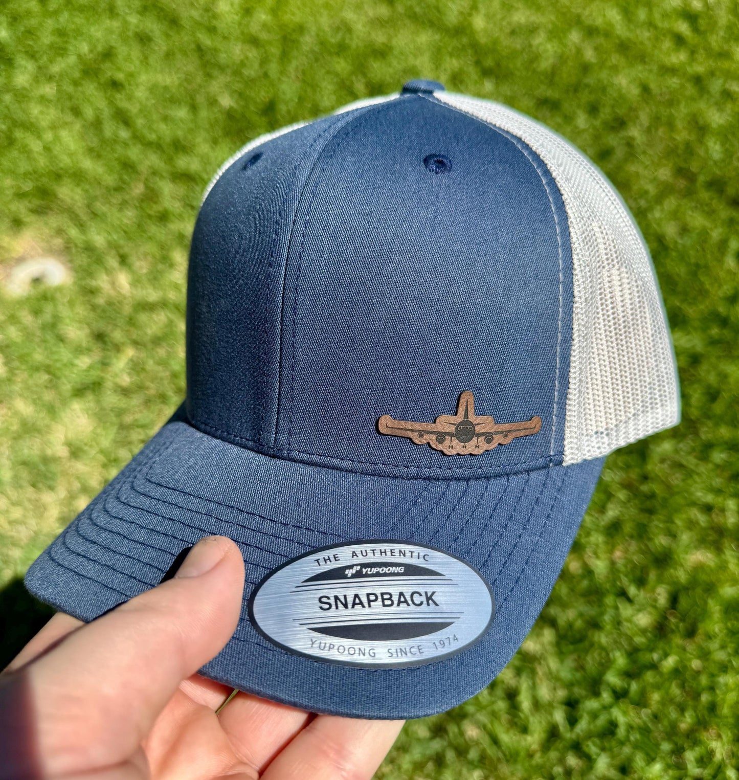 Jumbo Jet Airplane Hat Snapback Trucker – Engraved Patch Pilot Cap, Aviation Lover Gift, Travel Style Hat for Flight Enthusiasts