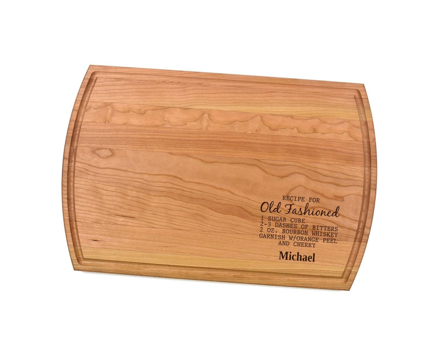 Recipe For Old Fashioned Cutting Board | Charcuterie Board | Custom Serving Tray | Personalized Housewarming Gift |