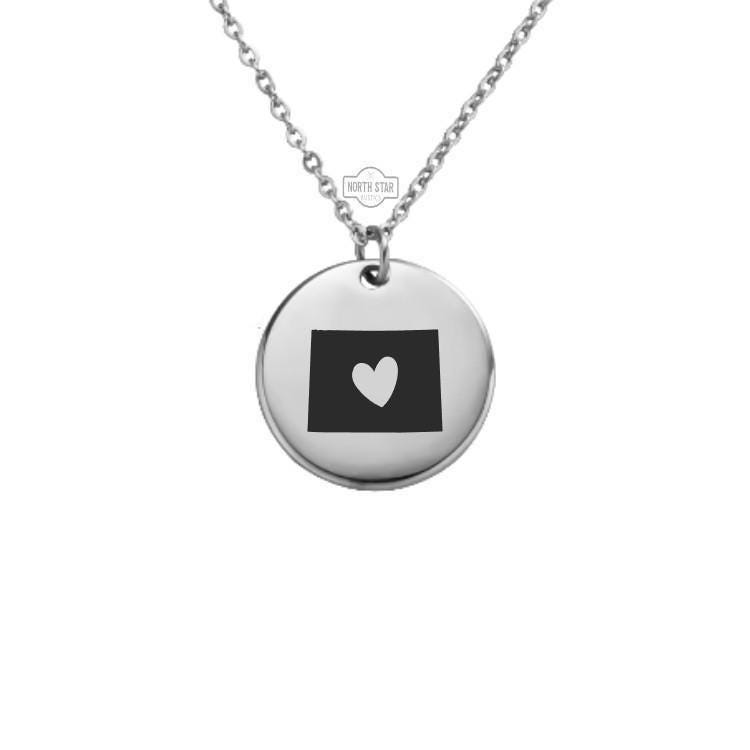 Wyoming Necklace – Gold or Silver State Outline Charm – Personalized Cowboy State Gift – Hometown or Travel Keepsake – Keychain Available