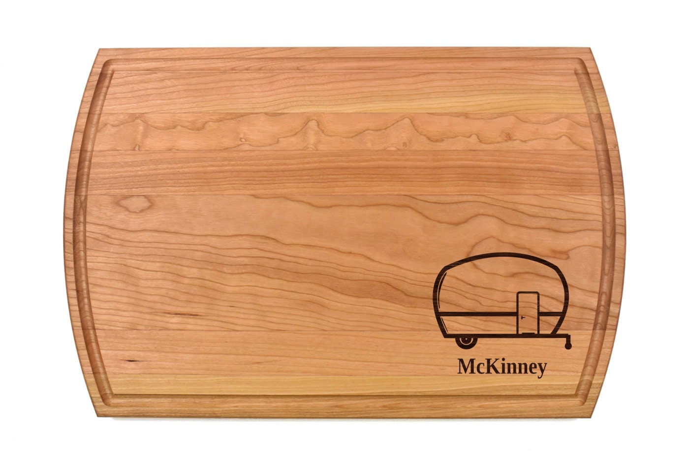 Camper Cutting Board | Travel Trailer Charcuterie Board | Custom Serving Tray | Personalized Camping Gift | Cook Out Tray
