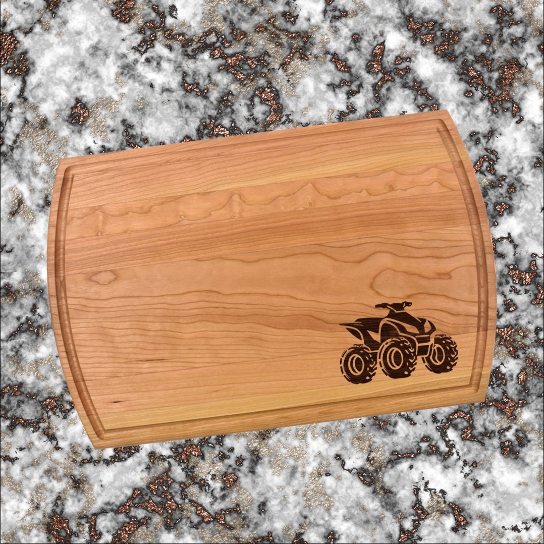 ATV Four Wheeler Cutting Board | Offroading Charcuterie Board | Custom Serving Tray | Personalized ATV Gift