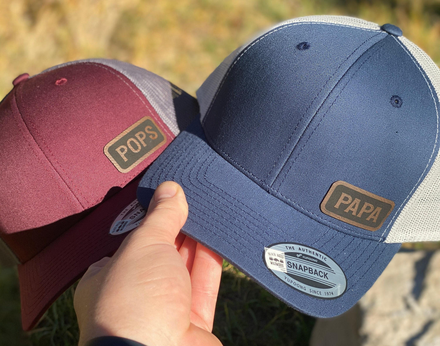 G-Paw Trucker Hat – Snapback Cap for Grandpa, Rustic Gift for G-Paw, Personalized Hat for Grandfather with Style