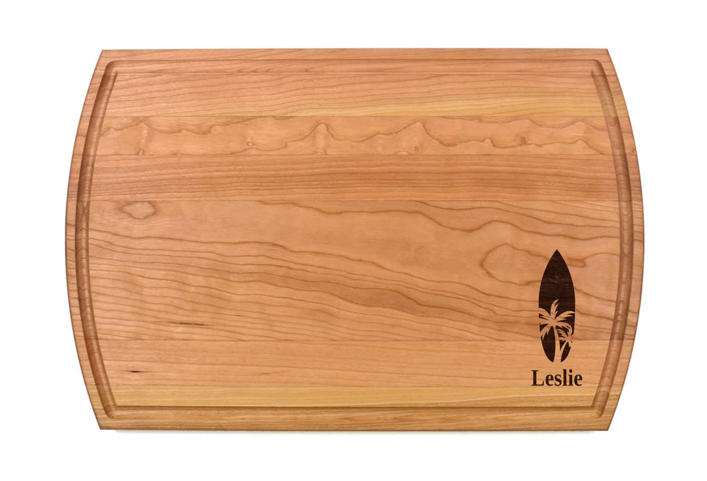 Surfboard Cutting Board | Surfer Charcuterie Board | Custom Serving Tray | Personalized Housewarming Closing Gift | Beach Surfing Gift