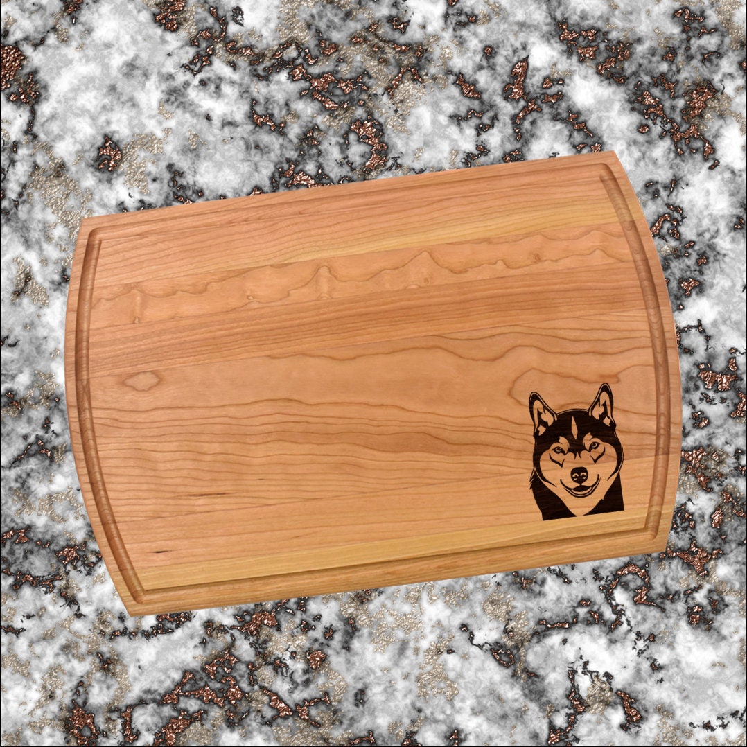 Shiba Inu Cutting Board | Dog Breed Charcuterie Board | Custom Serving Tray | Personalized Pet Owner Gift | Choose Your Breed
