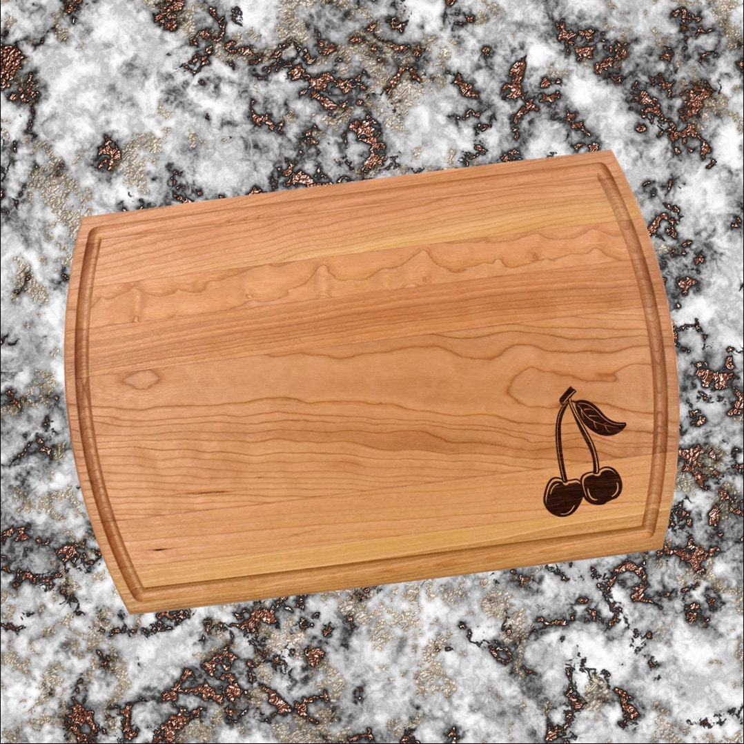 Cherry Cutting Board | Fruit Charcuterie Board | Custom Serving Tray | Personalized Dessert Gift | Kitchen Cutting Gift