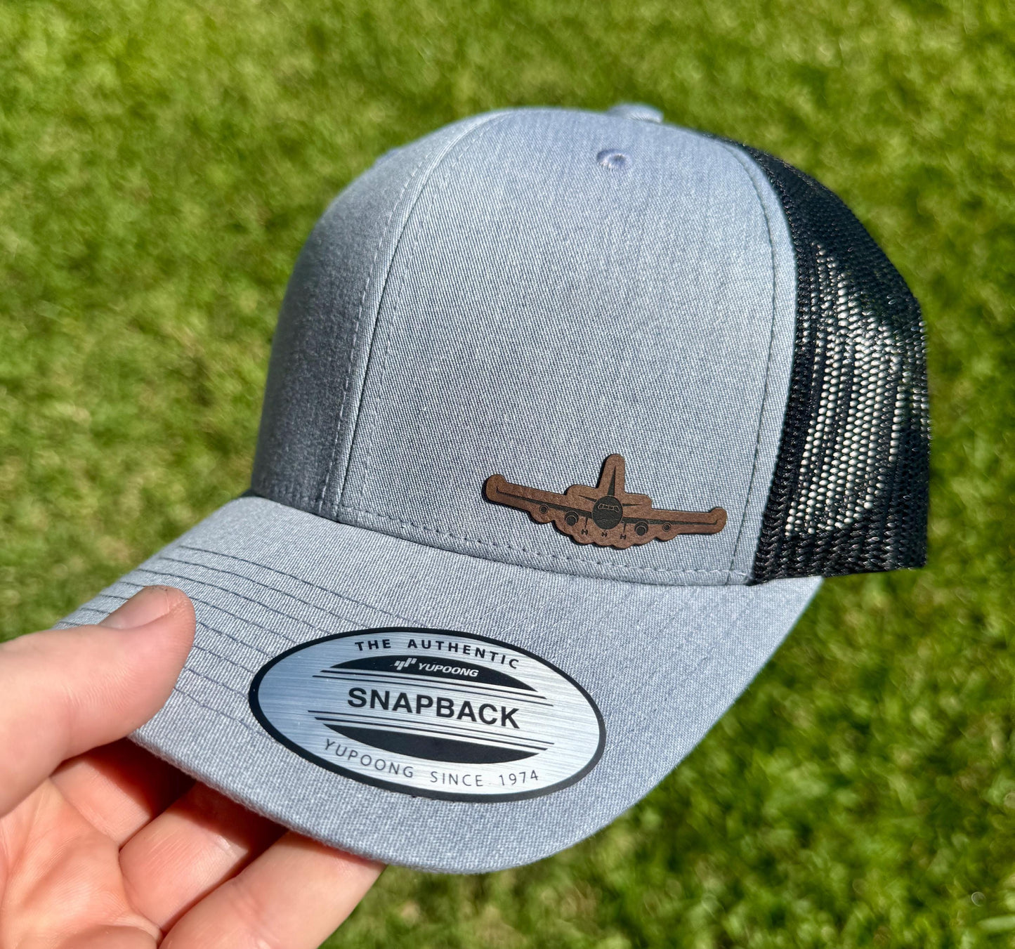 Jumbo Jet Airplane Hat Snapback Trucker – Engraved Patch Pilot Cap, Aviation Lover Gift, Travel Style Hat for Flight Enthusiasts