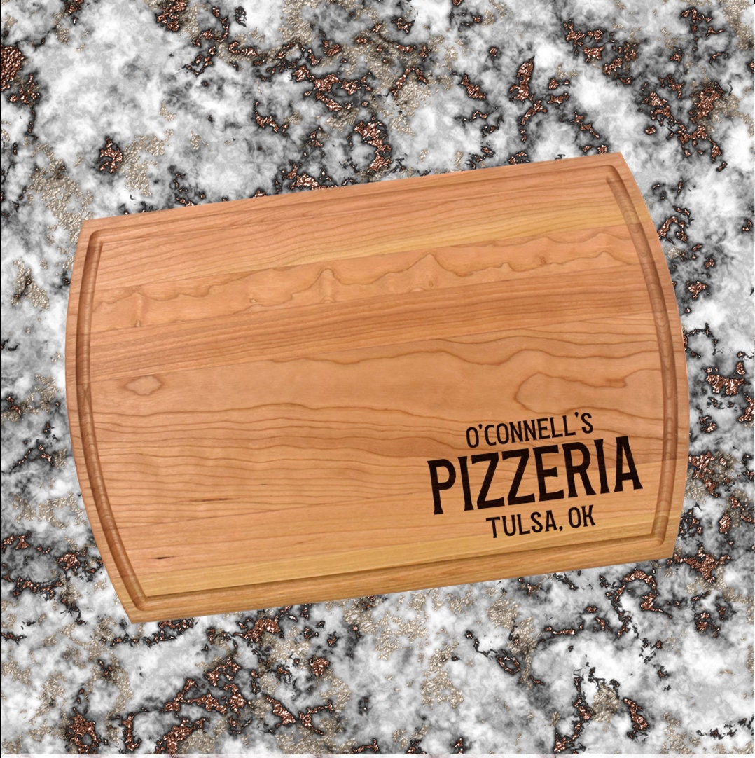Personalized Pizzeria Cutting Board | Pizza Charcuterie Board | Custom Serving Tray | Personalized Pizza Chef Gift