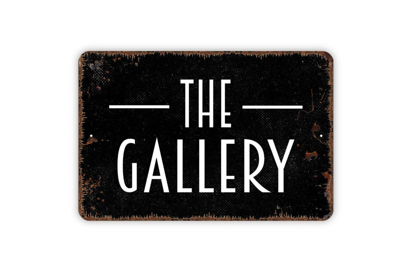 The Gallery Sign - Metal Wall Art Indoor or Outdoor