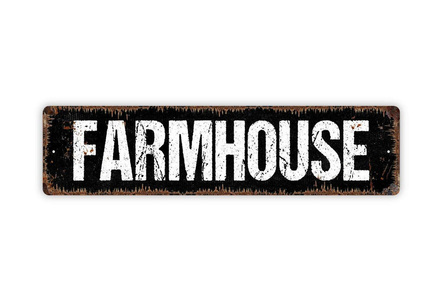 Farmhouse Sign Metal or Vinyl Sticker | Rustic Country Home Decor | Farmhouse Kitchen Sign | Rustic Family Sticker | Country Living Art