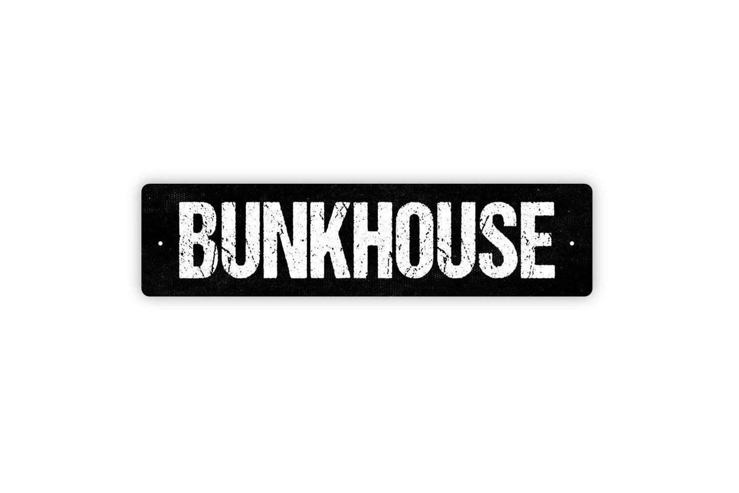 Bunkhouse Sign - Bunk Room Guest Room Kids Vinyl Sticker Or Street Metal Sign or Door Name Plate Plaque