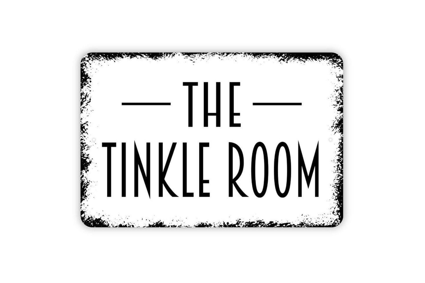 The Tinkle Room Sign - Bathroom Restroom Kids Bath Children Metal Indoor or Outdoor Wall Art