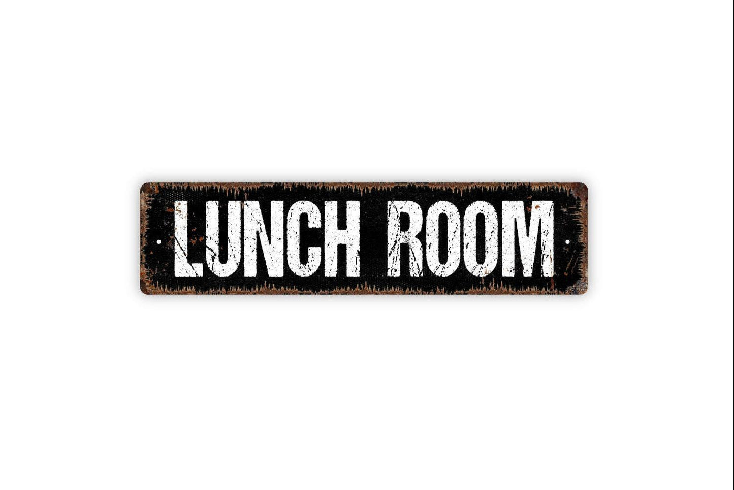 Lunch Room Sign - Cafeteria School Office Food Eat Vinyl Sticker Or Custom Metal Street Sign or Door Name Plate Plaque