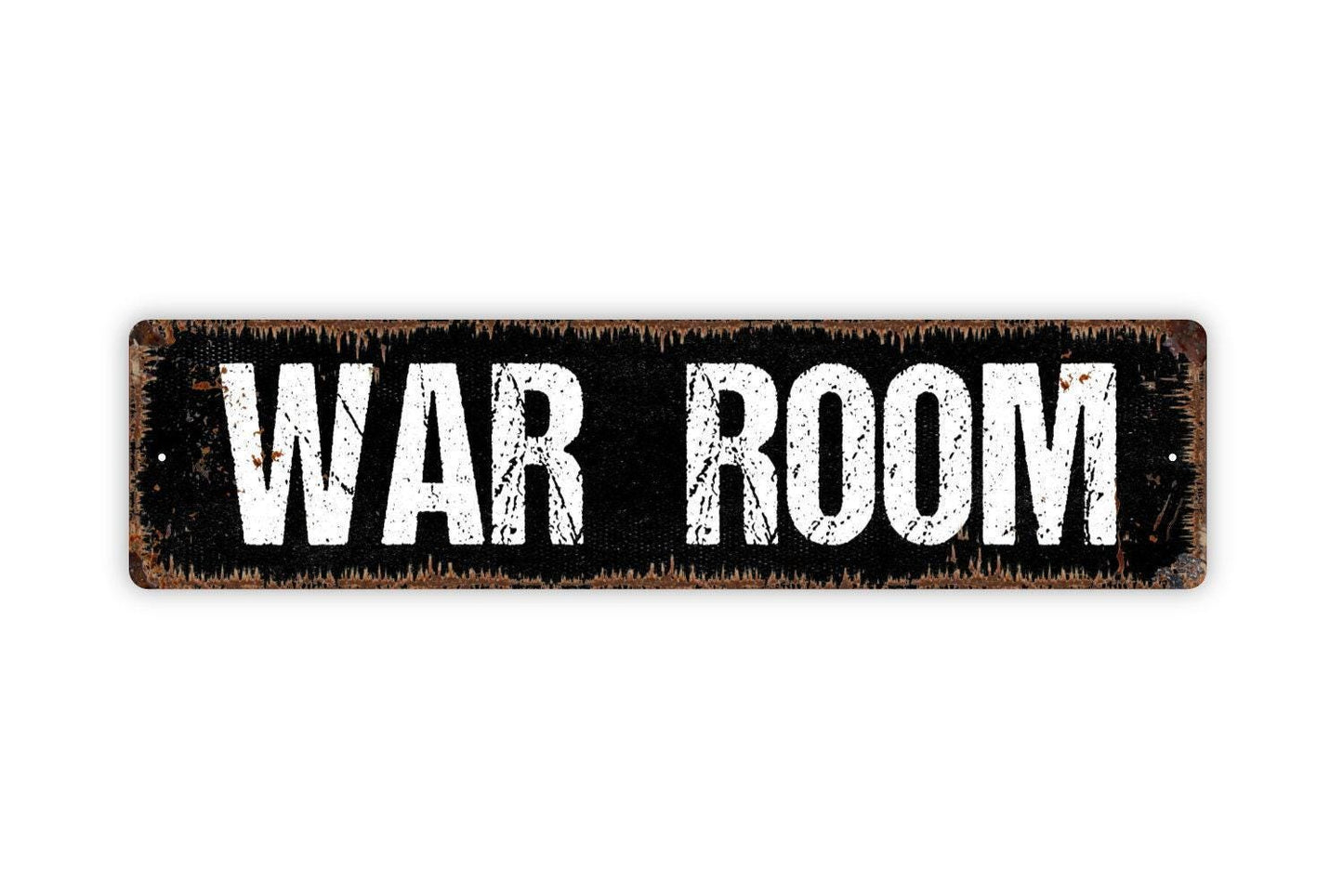 War Room Sign Metal or Vinyl Sticker | Prayer Room Sign | Christian Wall Decor | Rustic Farmhouse Faith Sign | Church or Home Worship Art