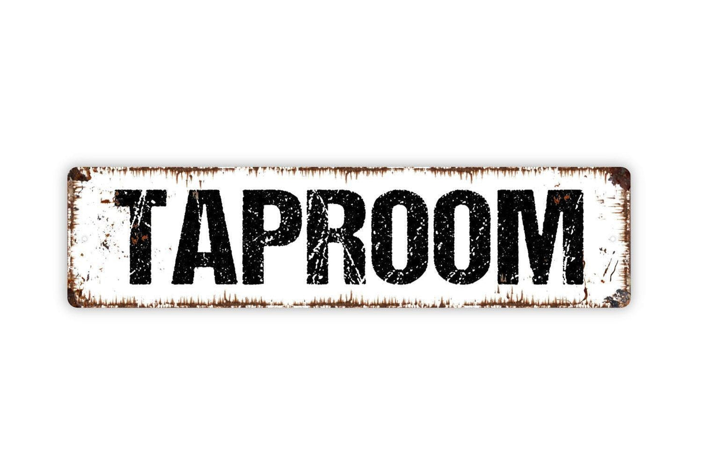 Taproom Sign - Bar Pub Brewery Tap Room Brew Station Vinyl Sticker Or Metal Street Sign or Door Name Plate Plaque