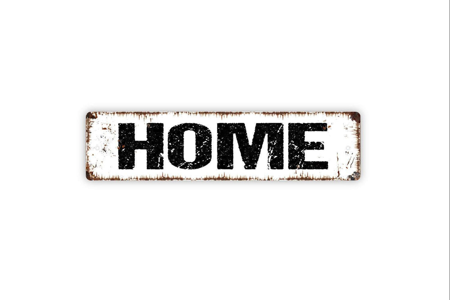 Home Sign - Welcome To Or Sports Theme Ballfield Stadium Visitor Vinyl Sticker Or Street Metal Sign or Door Name Plate Plaque