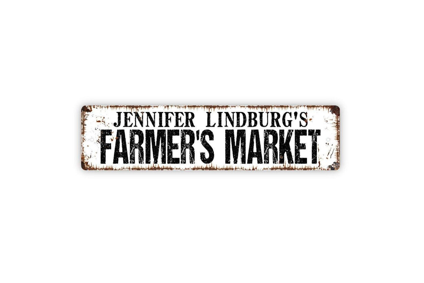 Personalized Farmer’s Market Sign | Custom Farm Fresh Produce Sign | Rustic Farmhouse Decor | Farmers Market Sticker | Country Kitchen Art