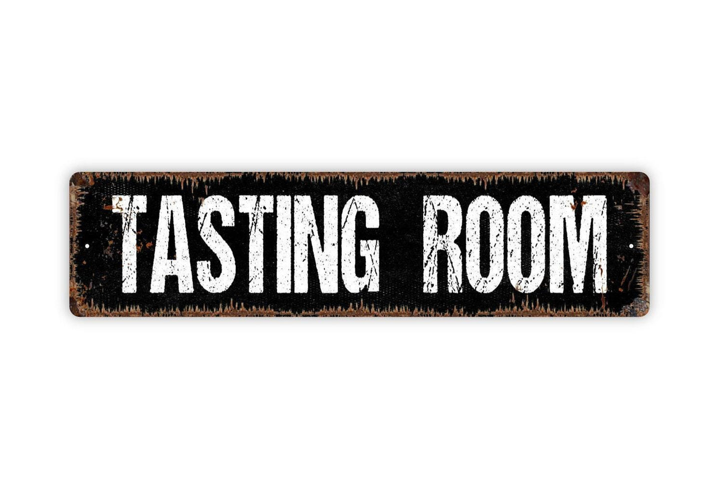 Tasting Room Sign - Winery Wine Bar Pub Pantry Kitchen Bakery Vinyl Sticker Or Street Metal Sign or Door Name Plate Plaque