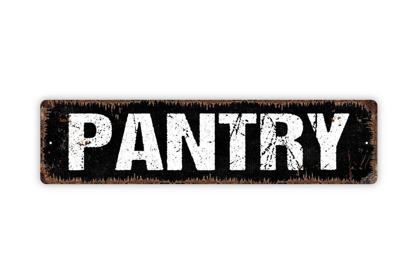 Pantry Sign - Kitchen Cafe Diner Dry Goods Snacks Vinyl Sticker Or Street Metal Sign or Door Name Plate Plaque