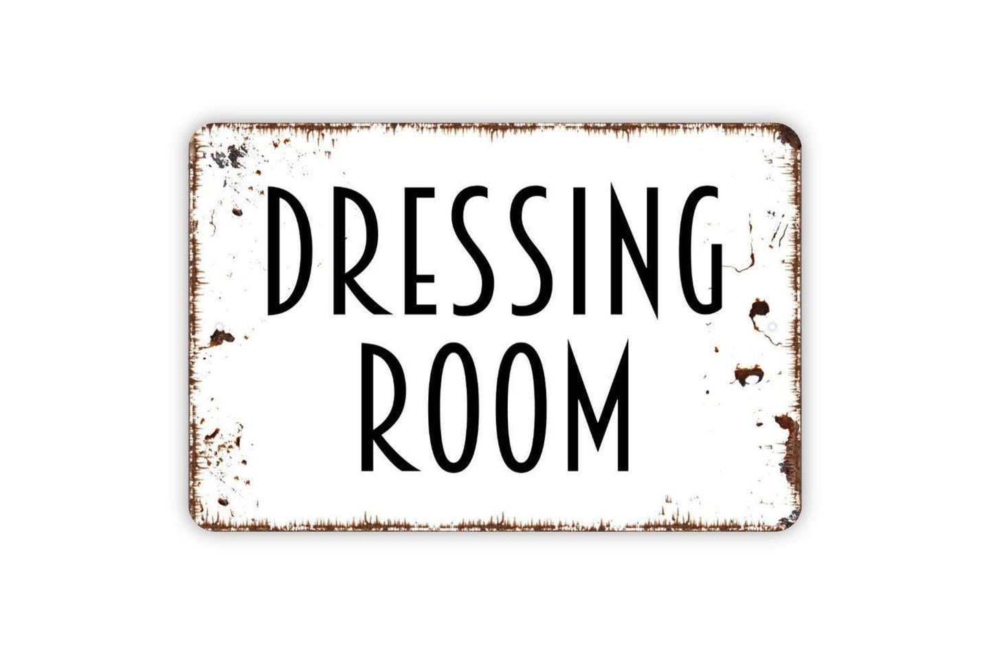 Dressing Room Sign, Metal Sign, Farmhouse Contemporary Modern Wall Metal Sign